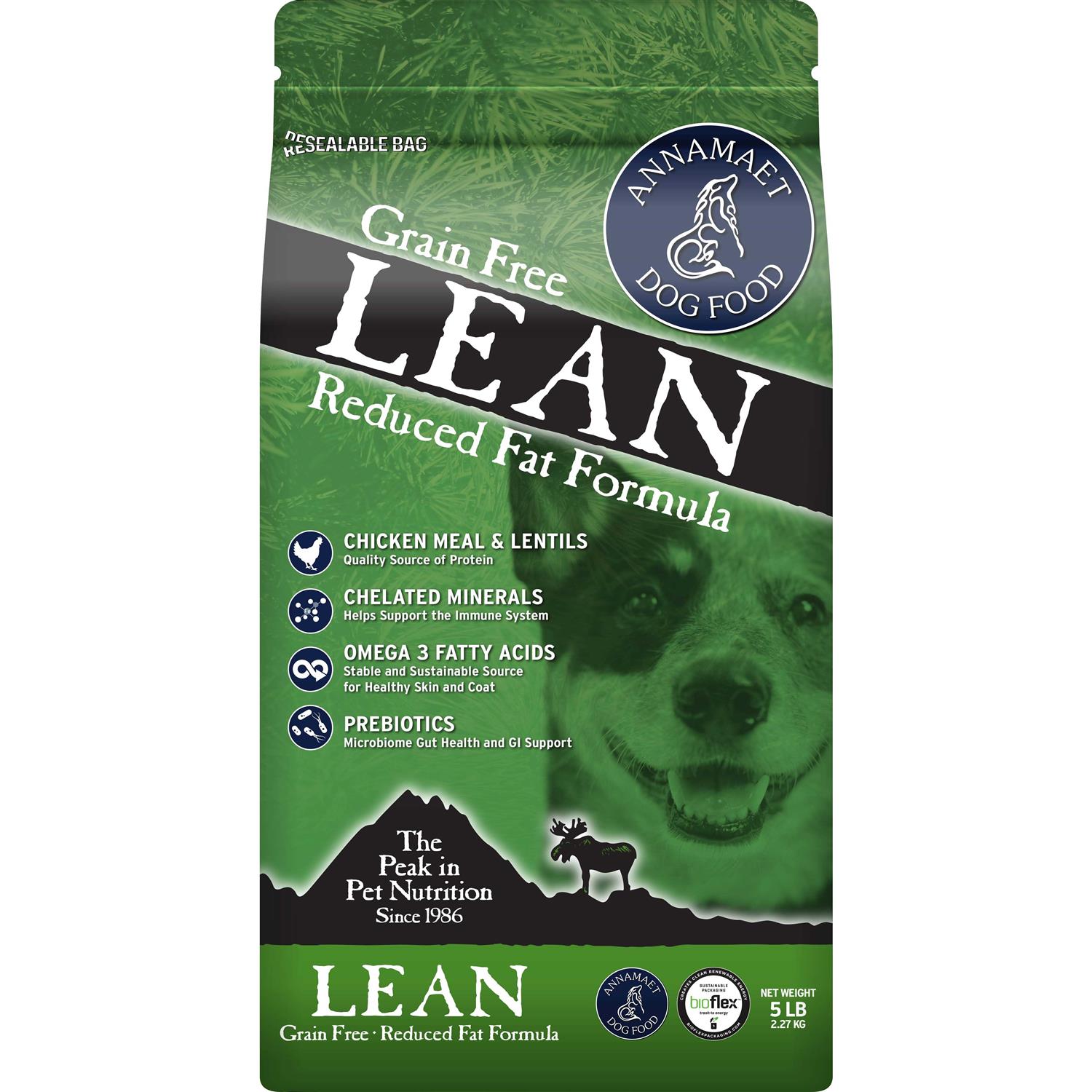 Annamaet Grain-Free Lean Fat Formula Dry Dog Food - Healthber