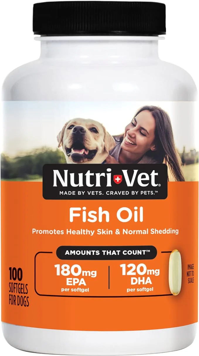 Nutri-Vet Fish Oil, Soft Gels, 100 ct - Healthber