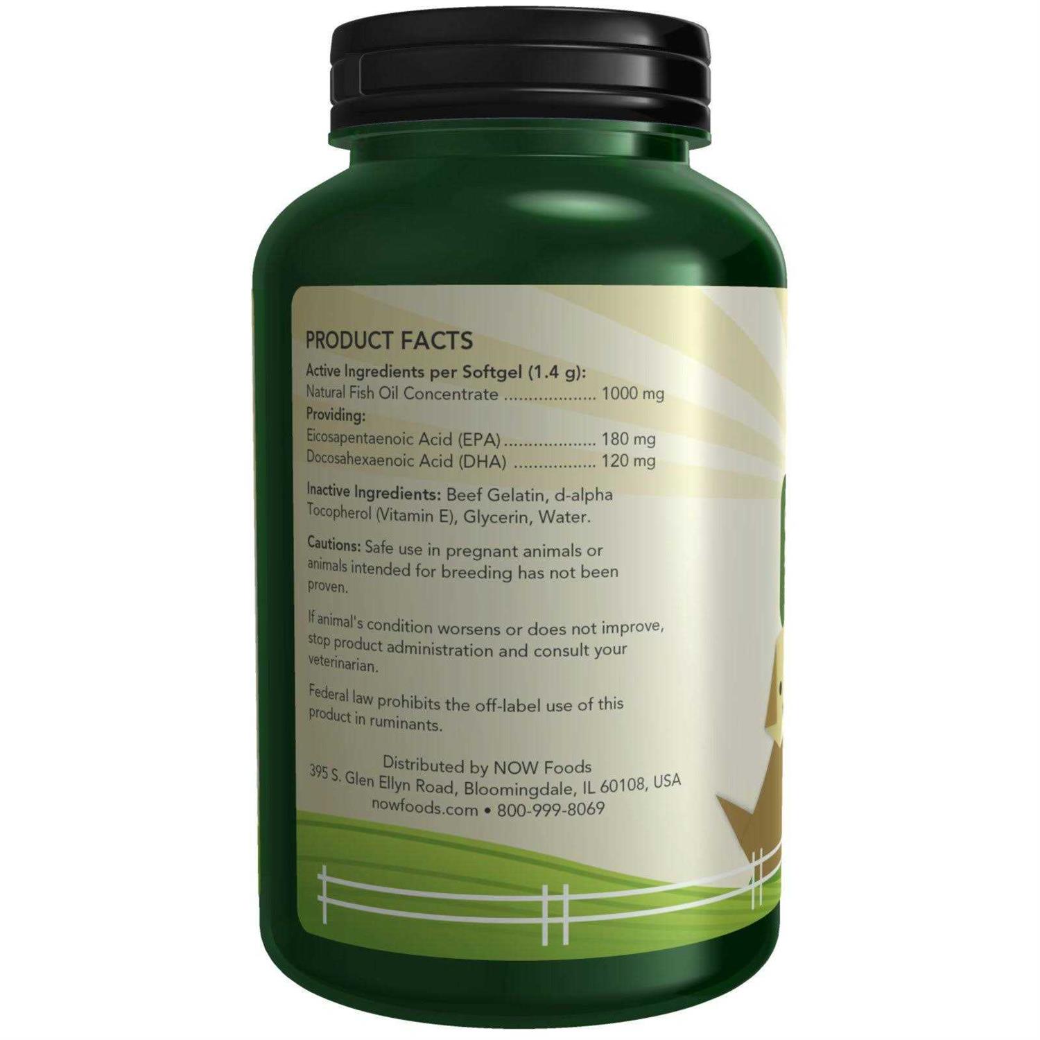 NOW Pets Omega-3 Support for Dogs/Cats - Healthber
