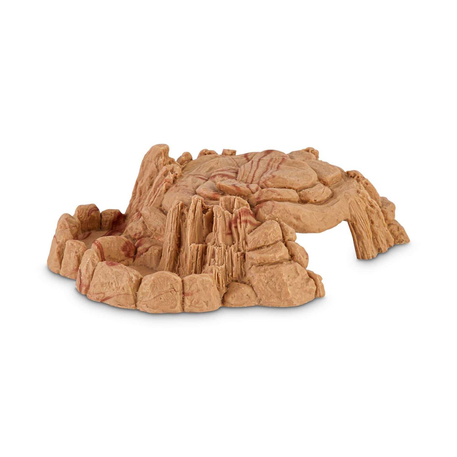 Imagitarium Marbled Reptile Hideaway and Feeder Large - Healthber