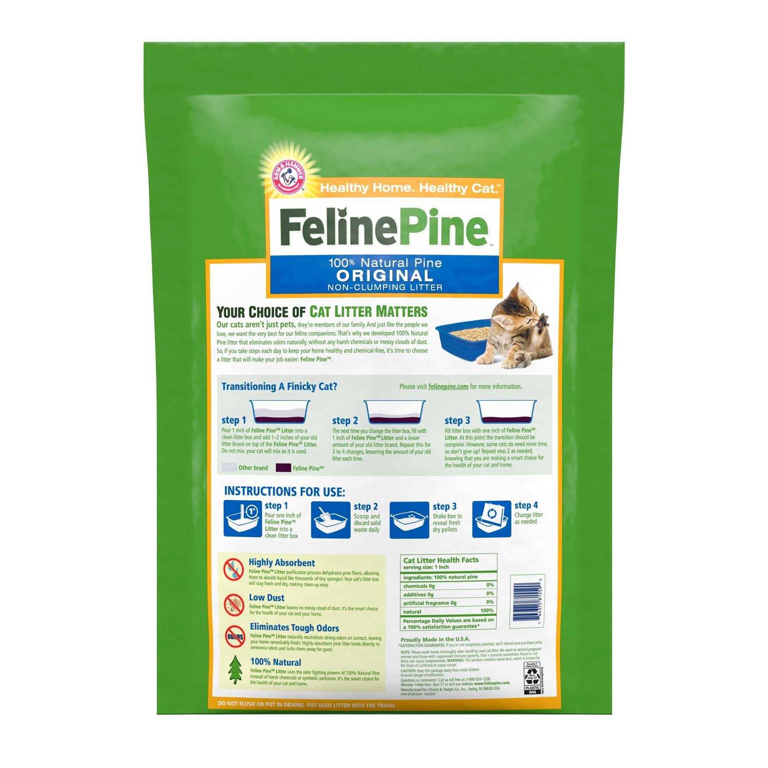Feline Pine Cat Litter Original - Healthber