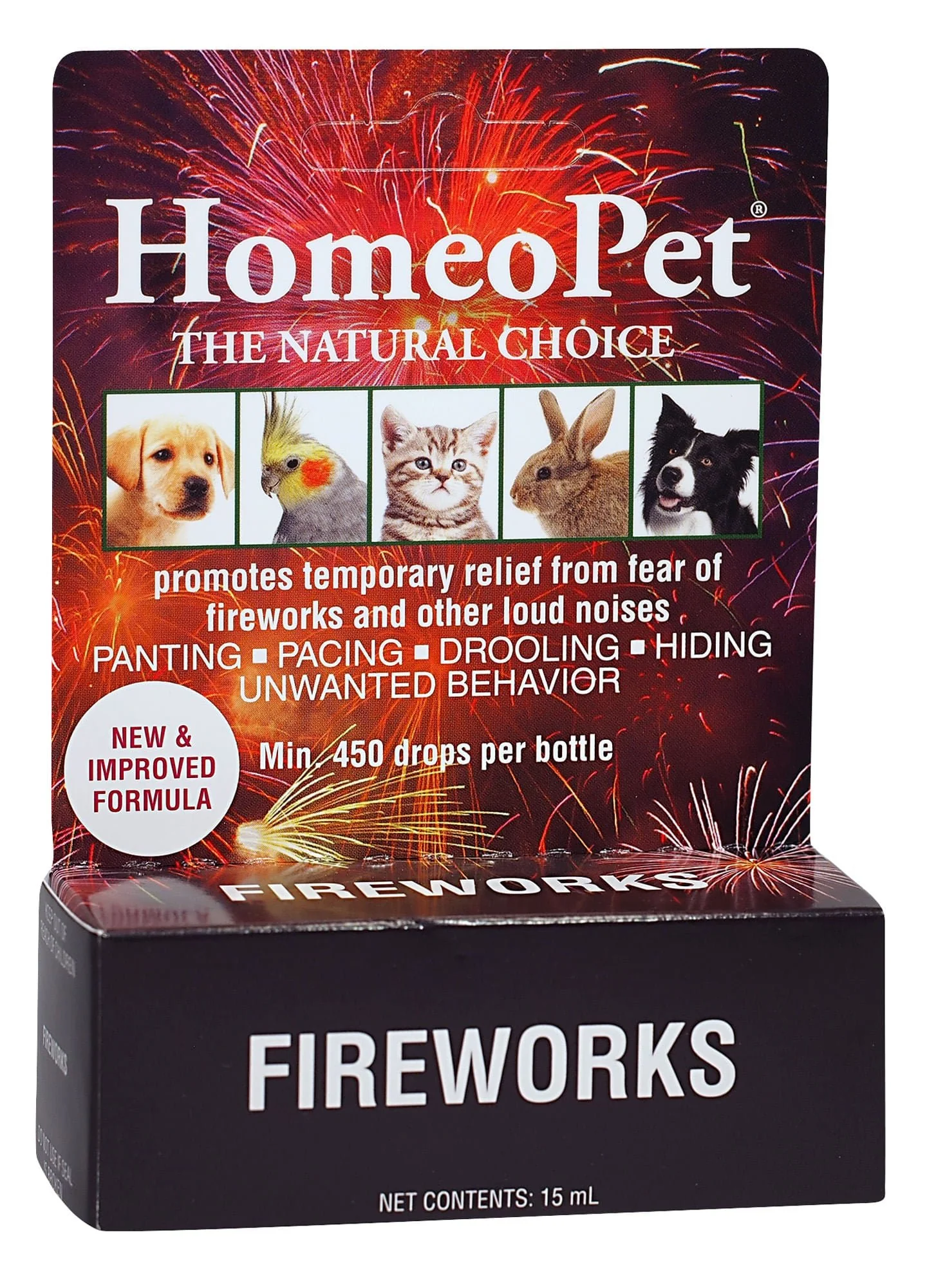 HomeoPet Fireworks, 15 mL - Healthber