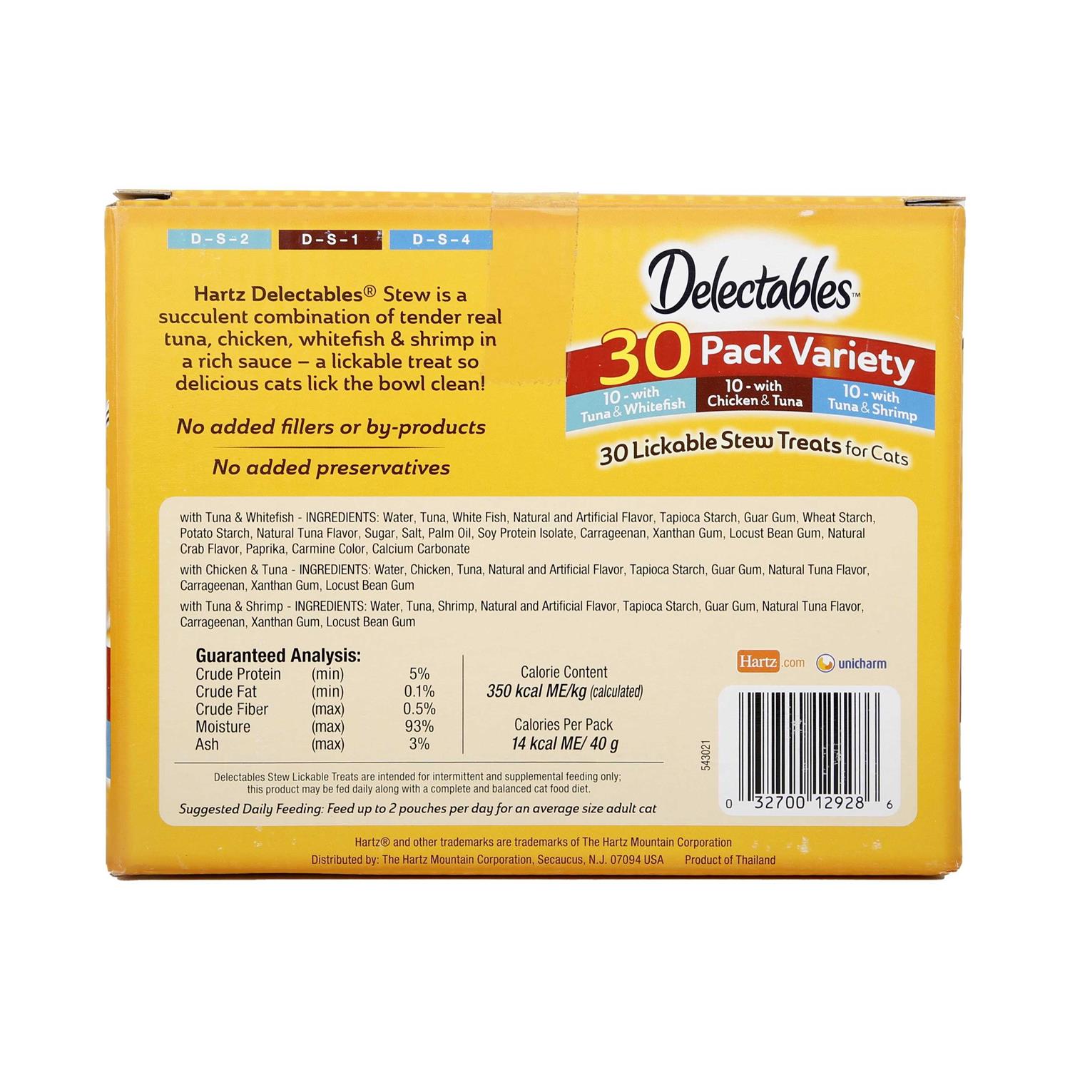 Hartz Delectables Stew Lickable Wet Cat Treats Variety Pack - Healthber