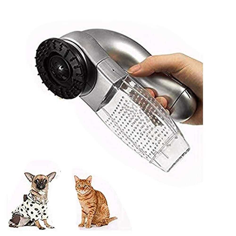 SANZH ONEAM Art Dog Cat Pet Hair Fur Remover,Puppy Electric Hair Shedding Grooming Brush Comb Remover Unload Vacuum Cleaner Trimmer Shedding Tool - Healthber
