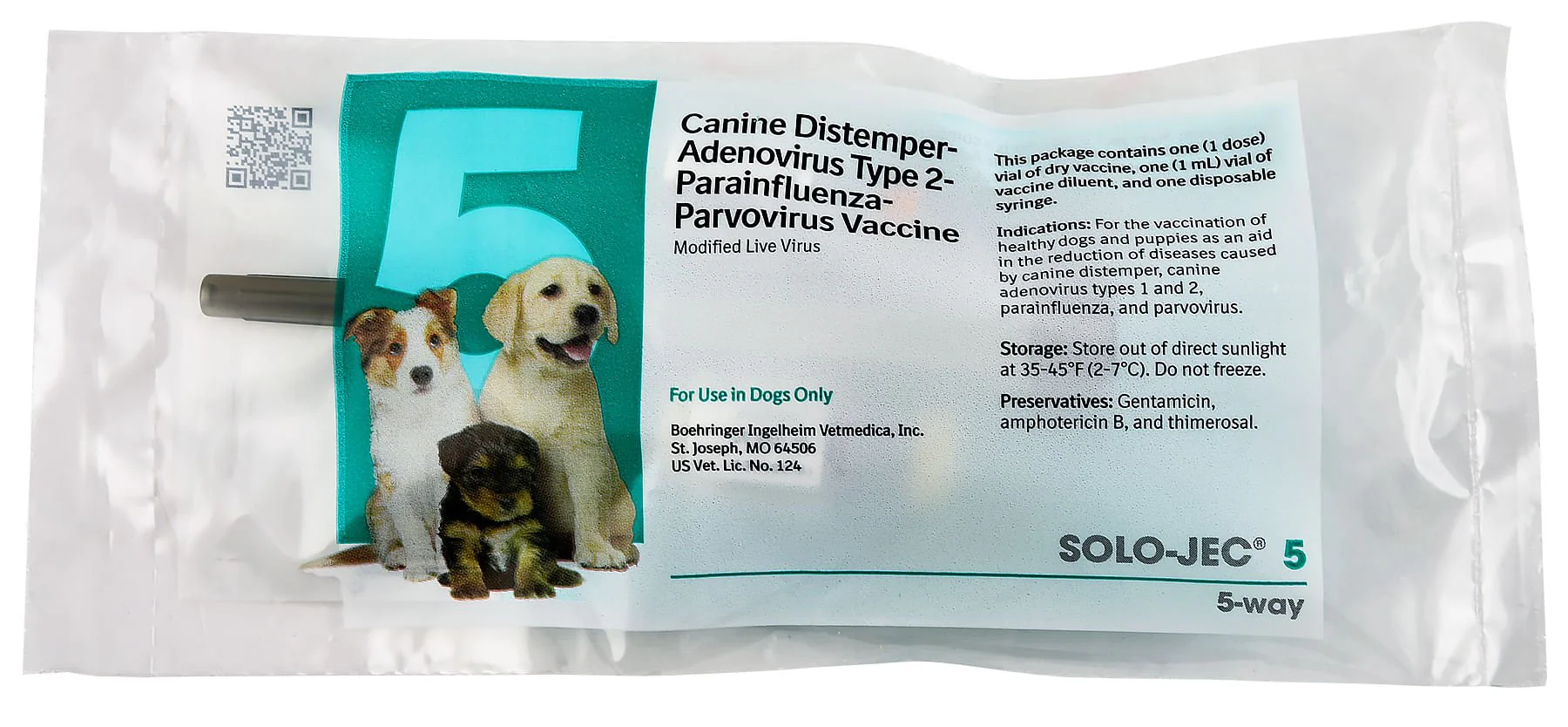 Solo-Jec 5 (5 Way Dog Vaccine) - Healthber