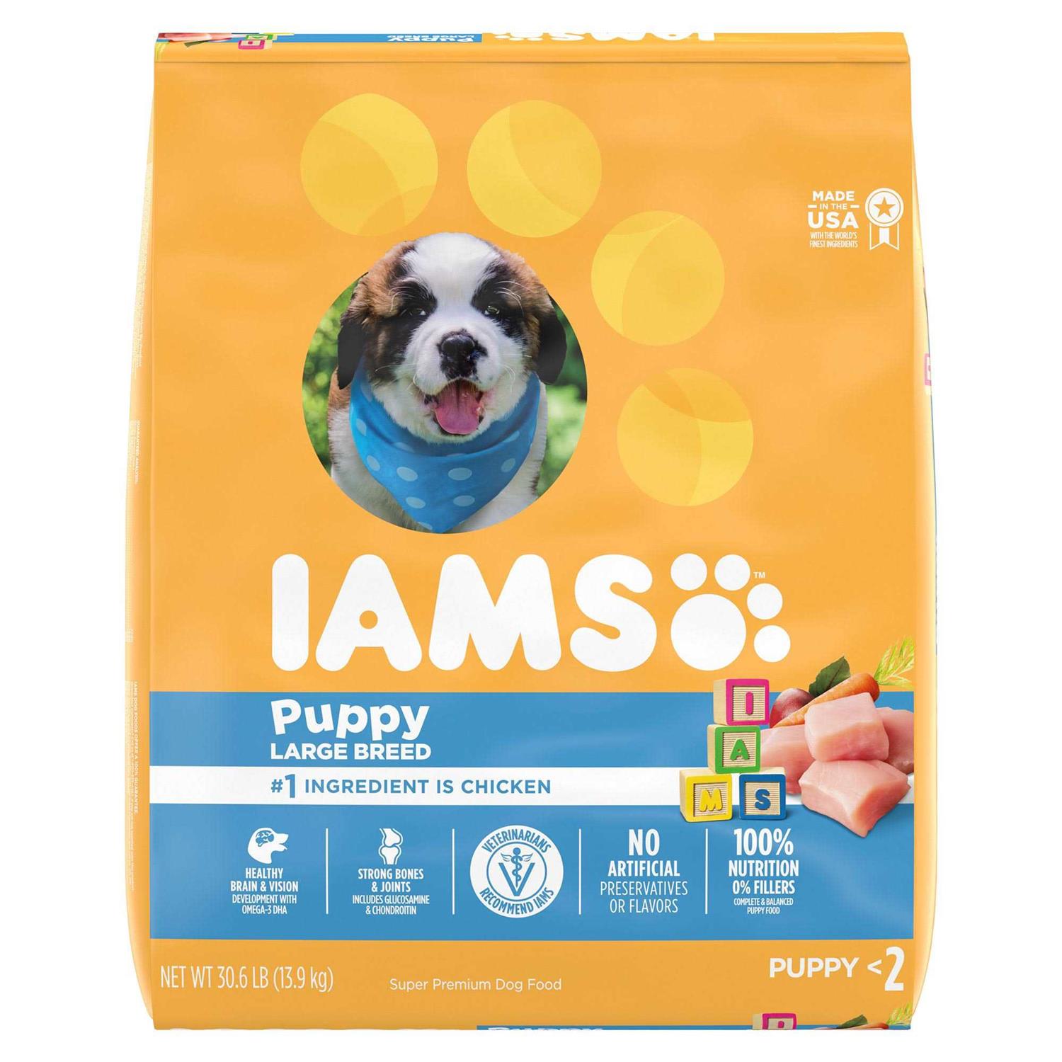 Iams Proactive Health Smart Puppy Large Breed Dry Dog Food - Healthber
