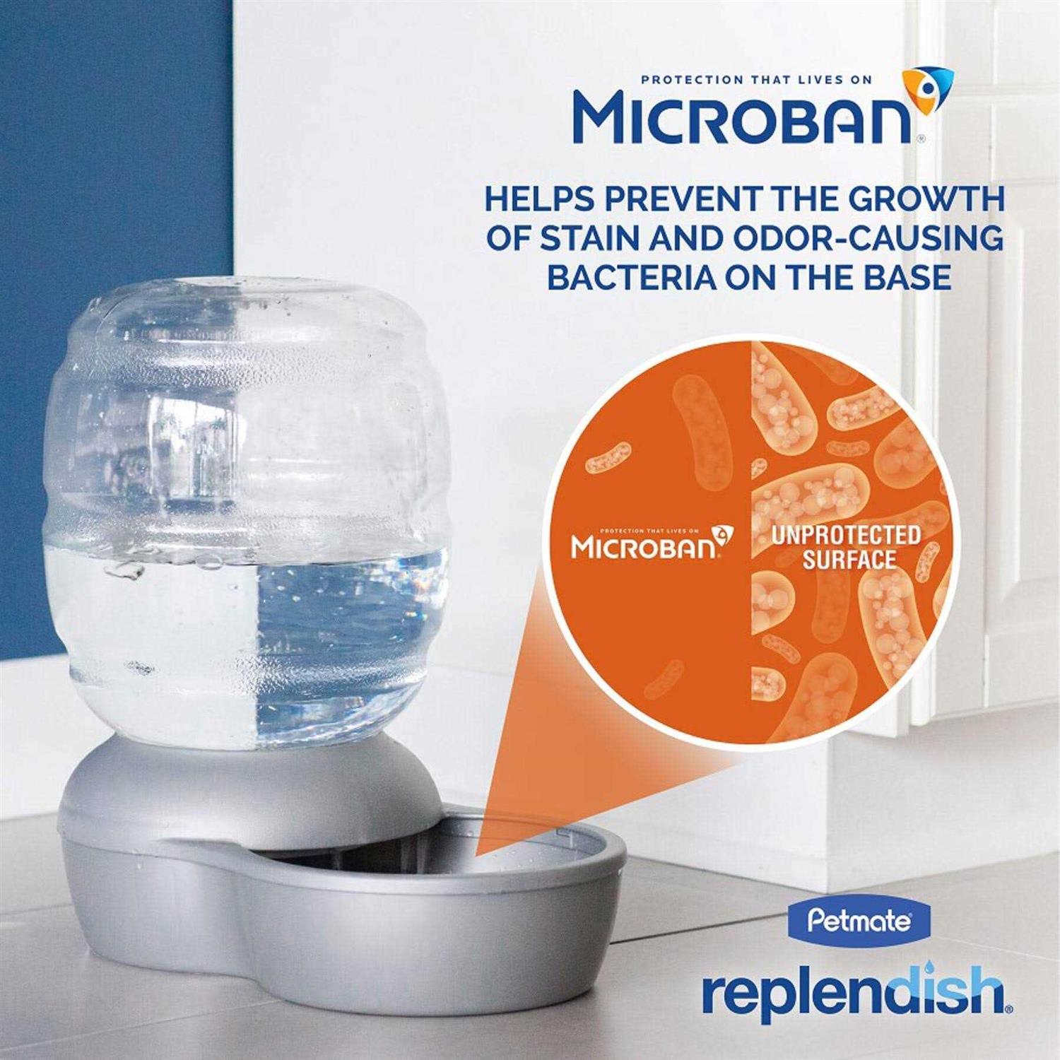 Petmate Replendish Waterer With Microban - Healthber