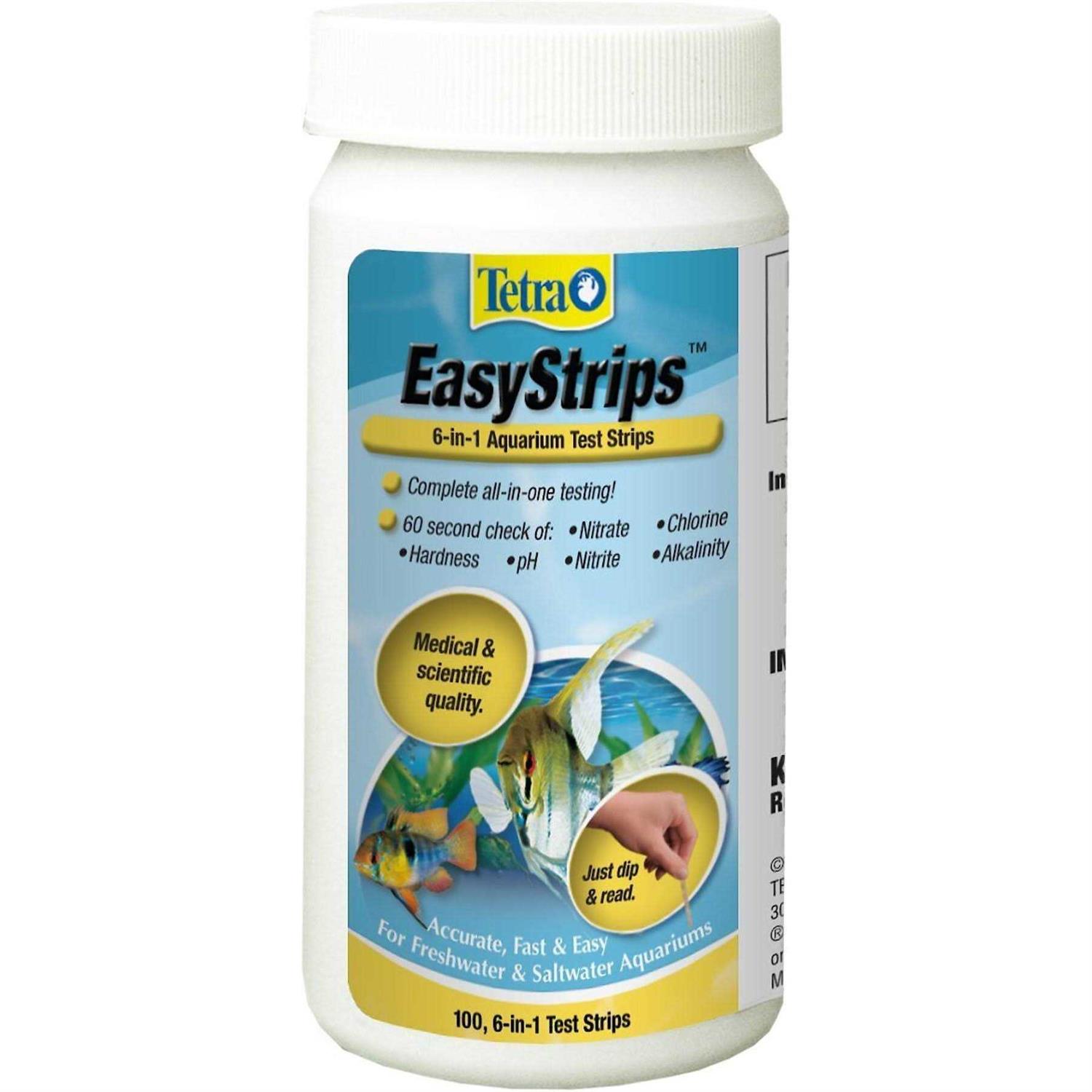 Tetra EasyStrips 6-in-1 Aquarium Test Strips - Healthber