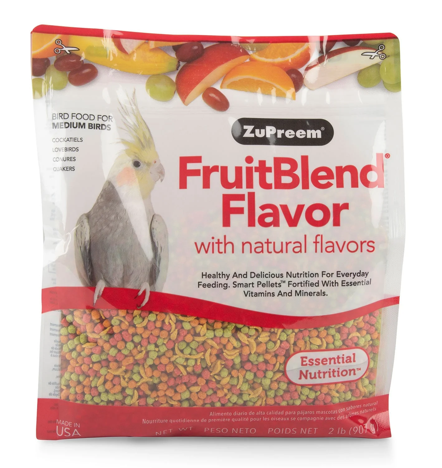 Zupreem FruitBlend Flavor Bird Food - Healthber