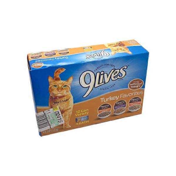 9Lives Turkey Favorites Variety Pack 5.5-Ounce - Healthber