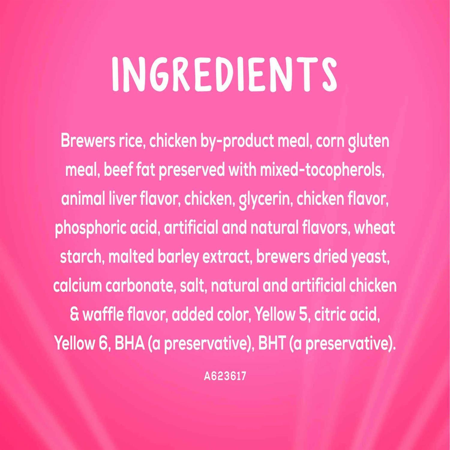 Friskies Cat Treats Party Mix Chicken & Waffle Flavors - Healthber