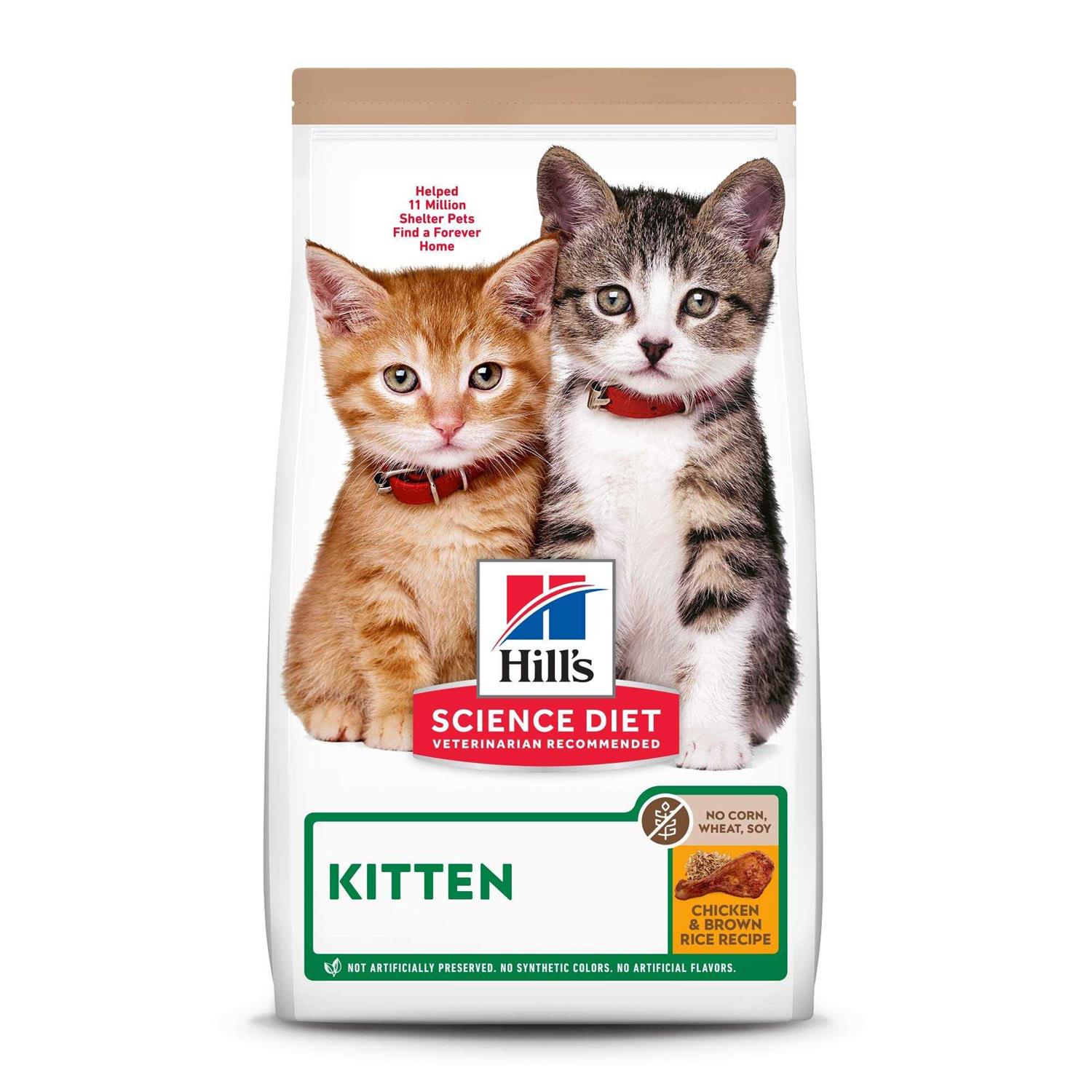 Hill’s Science Diet Kitten No Corn Wheat or Soy Dry Cat Food - Healthber