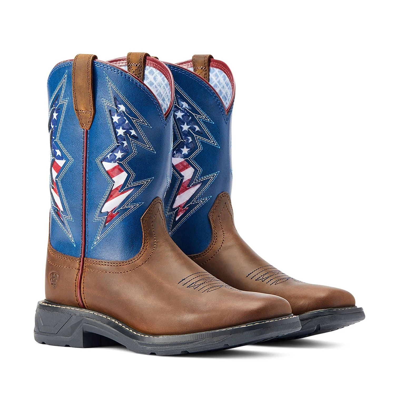 Ariat Youth WorkHog XT VentTEK Bolt Western Boot - Healthber