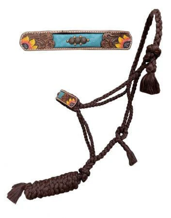 Mule Tape Halter with Flower Nose - Healthber