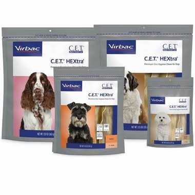 Virbac C.E.T. HEXtra Premium Chews Dogs - Healthber