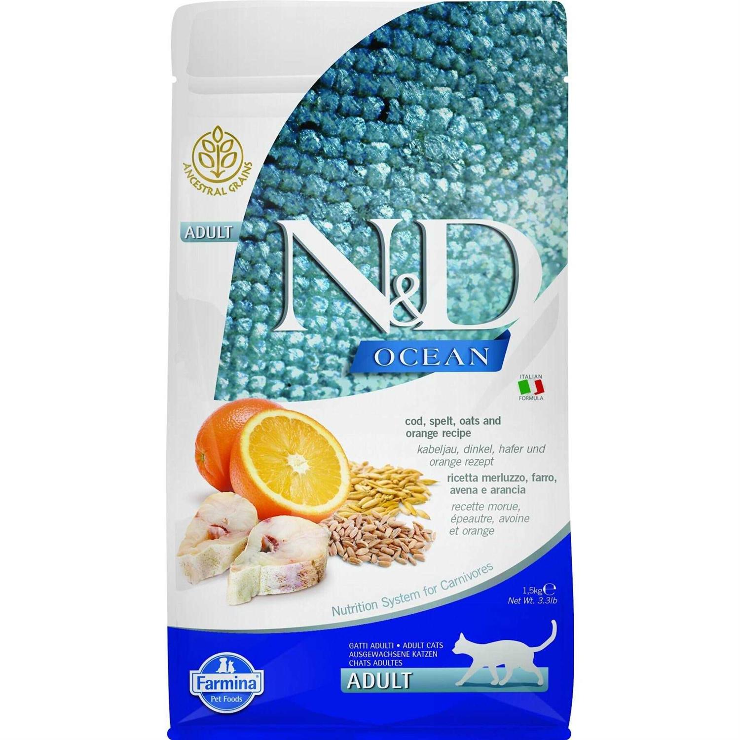 Farmina N&D Ocean Adult Cod Spelt - Healthber
