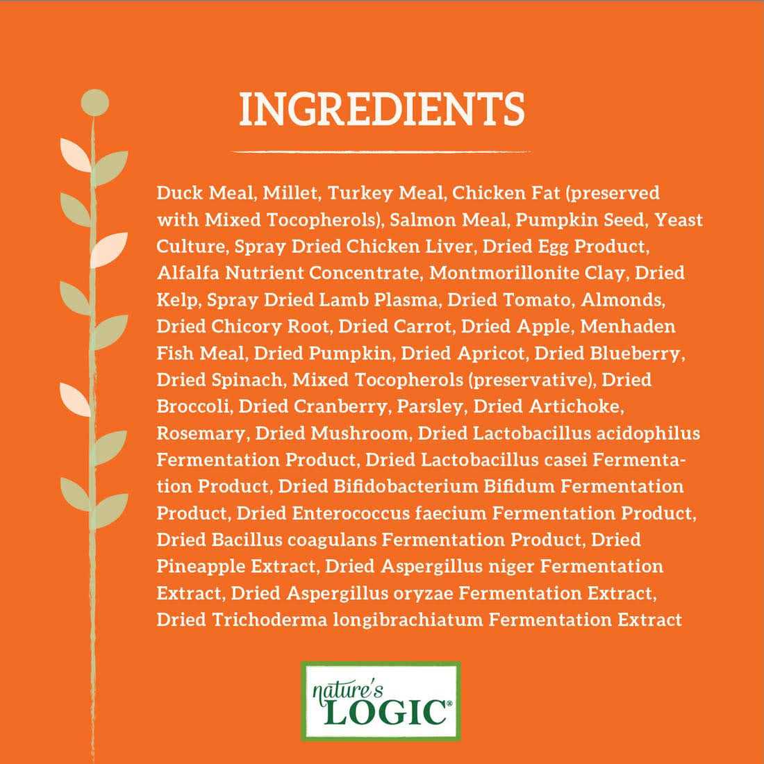 Nature’s Logic Canine Duck & Salmon Meal Feast Dry Dog Food - Healthber