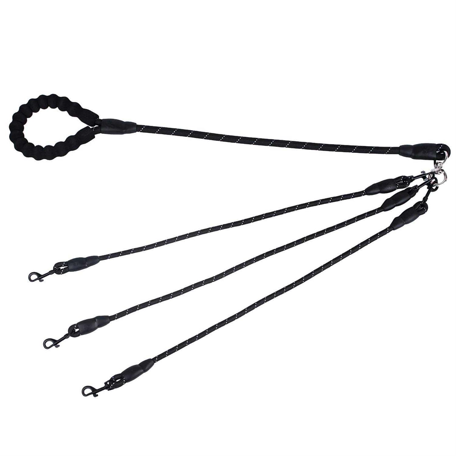 Greeney Way Dog Leash,No Tangle Multiple Dog Rope Leash Nylon Pet Straps for Dog Outdoor Walking - Healthber