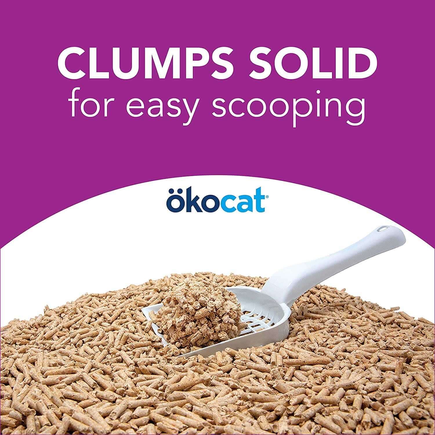 Okocat Natural Wood Cat Litter - Healthber