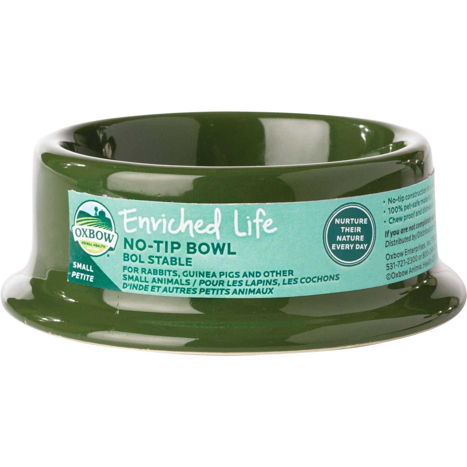Oxbow Enriched Life No-Tip Small Animal Bowl - Healthber