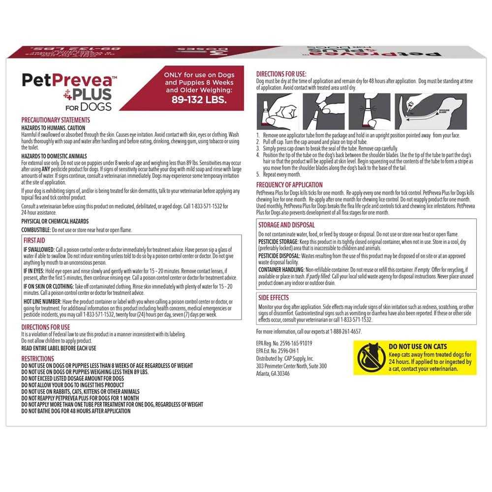 PetPrevea Plus Flea Tick for Dogs - Healthber