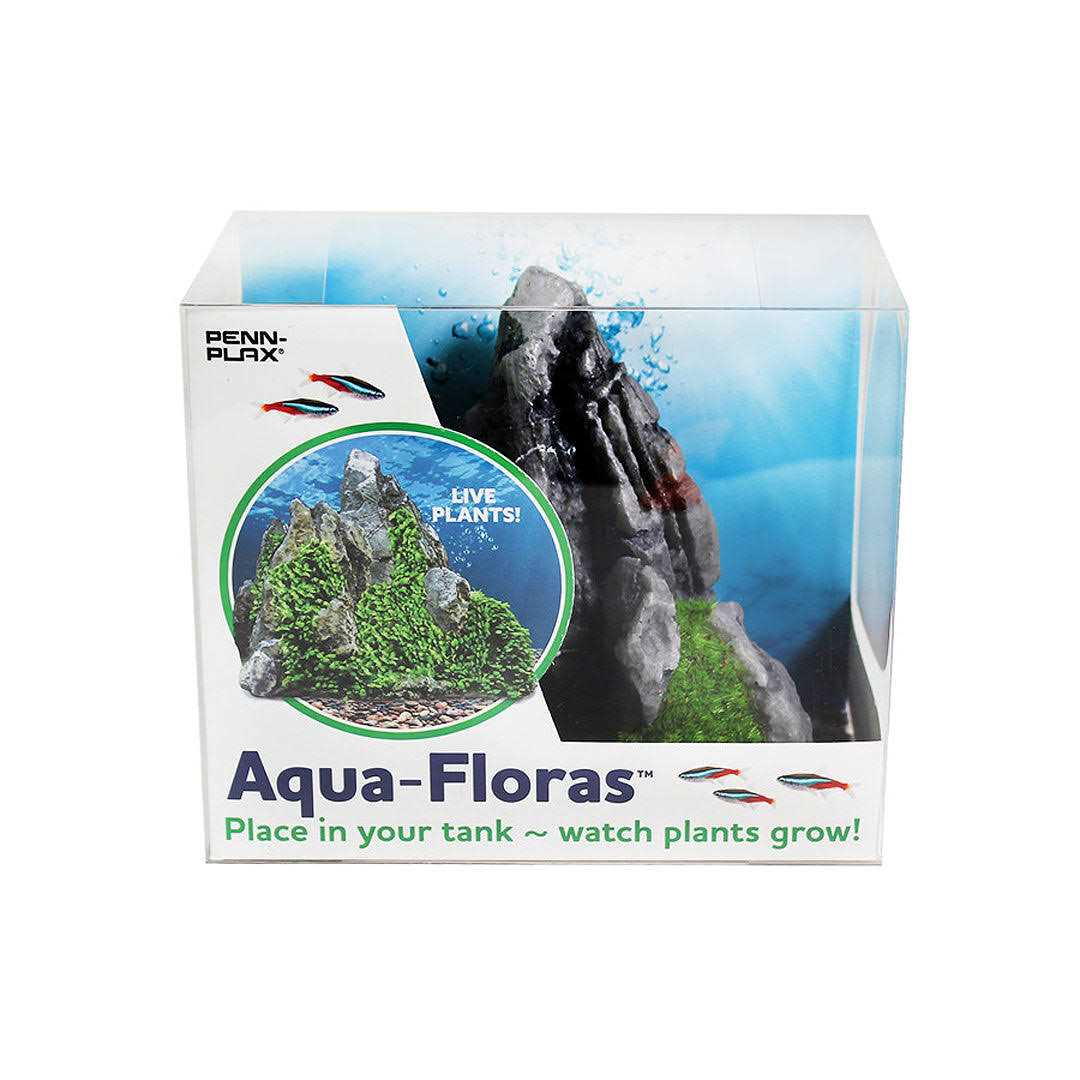 Penn-Plax Aqua-Floras Living Rock Range Aquarium Ornament - Healthber