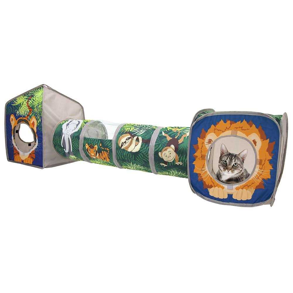 Kitty City Pop Open Jungle Combo,Collapsible Cat Cube - Healthber