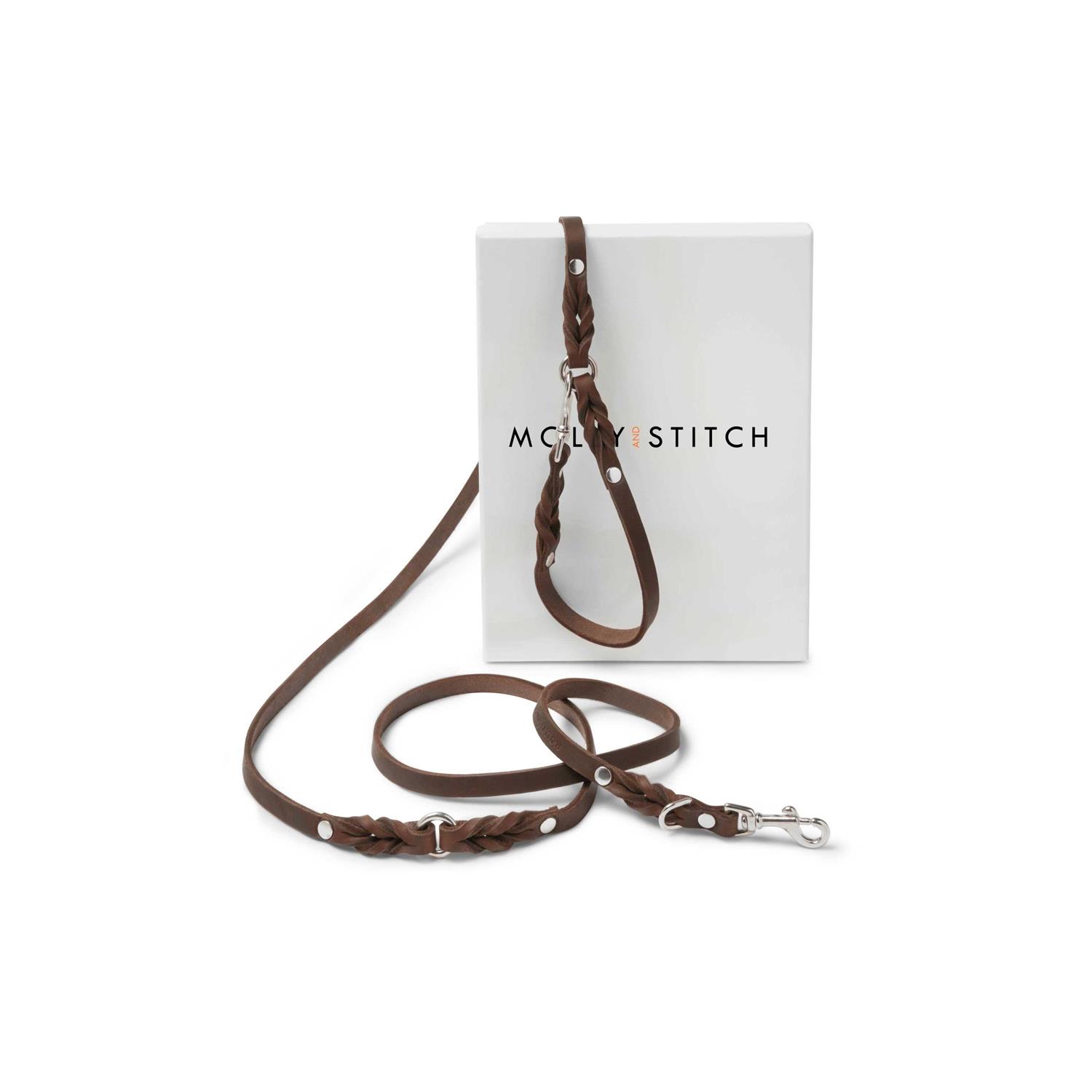 Butter Leather 3x Adjustable Dog Leash Molly And Stitch US - Healthber