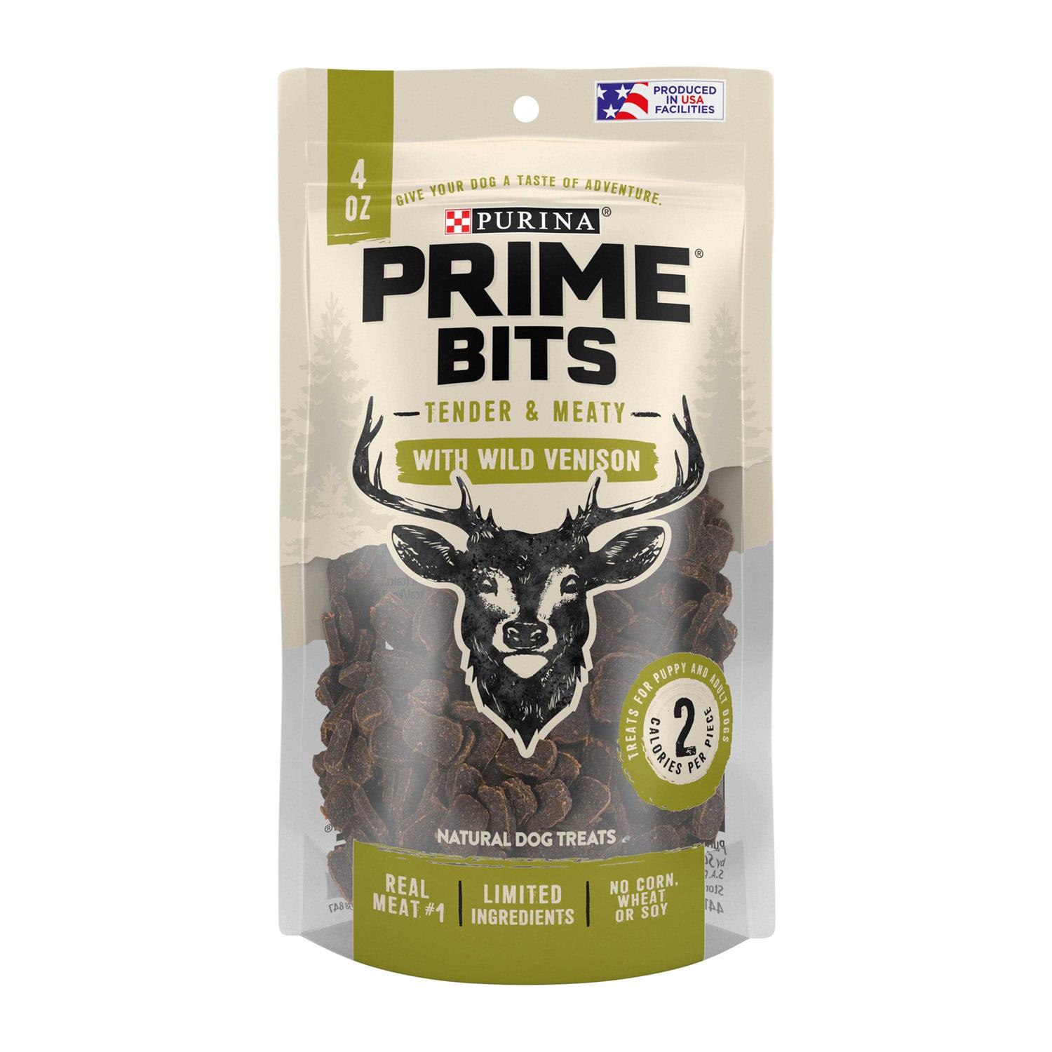 Purina Prime Bits with Wild Venison Natural Dog Treats - Healthber