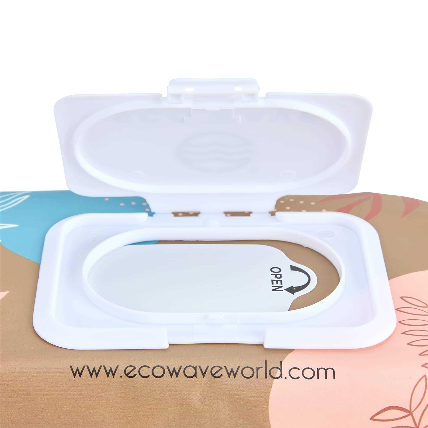 Eco Wave Pet Wipes 100% Biodegradable & Compostable Dog & Cat Cleansing Wipes - Healthber
