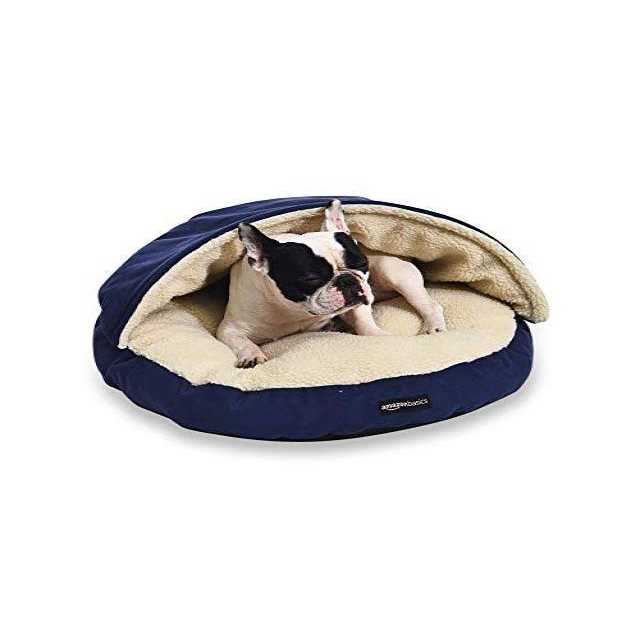 Amazon Basics Cozy Pet Cave Bed for Dog - Healthber