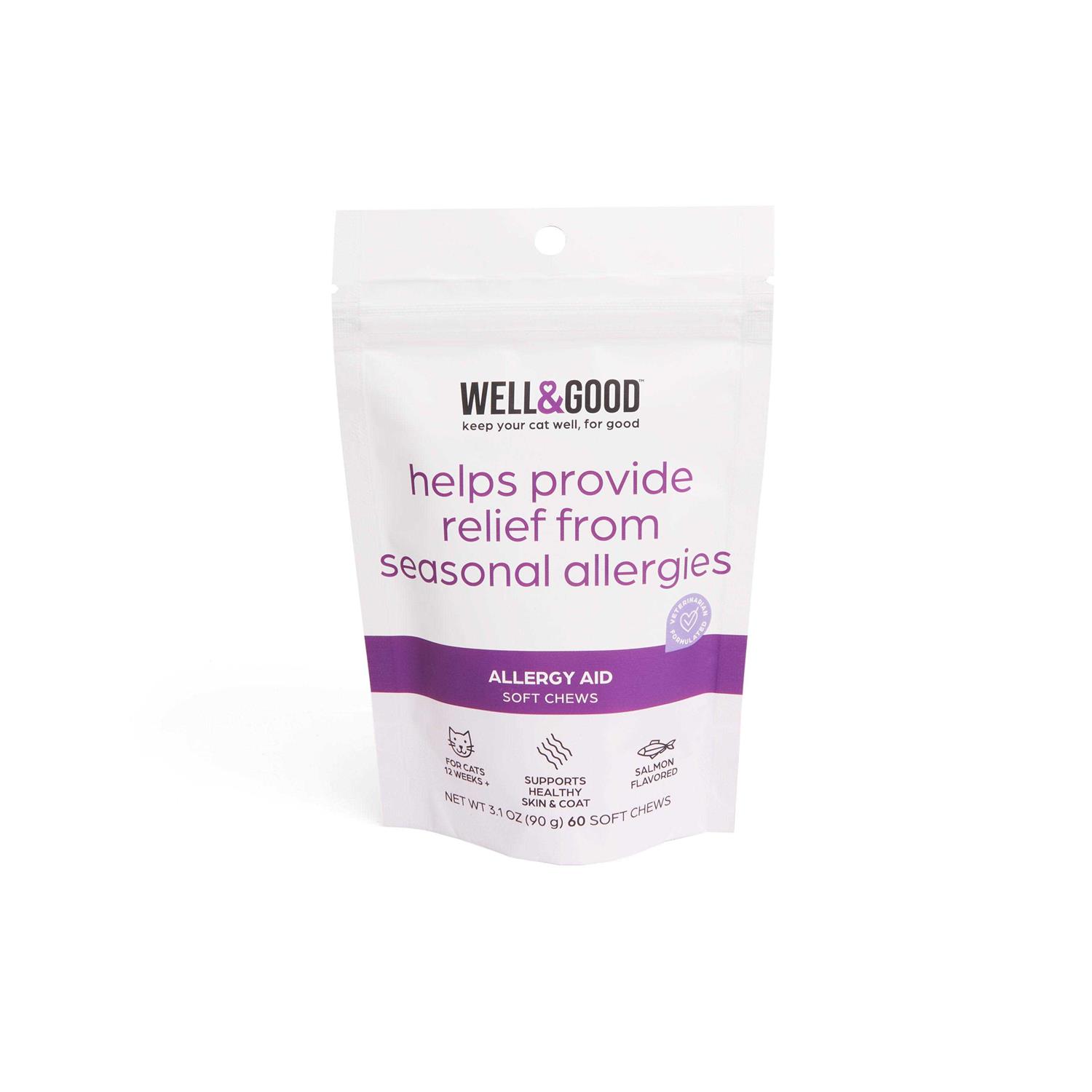 Well & Good Cat Allergy Soft Chews - Healthber