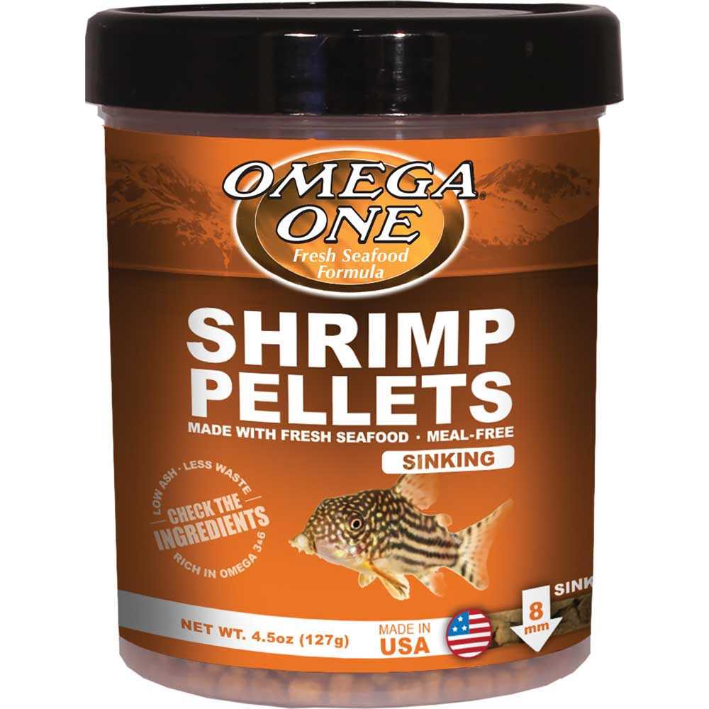 Omega One Shrimp Pellets Fish Food - Healthber