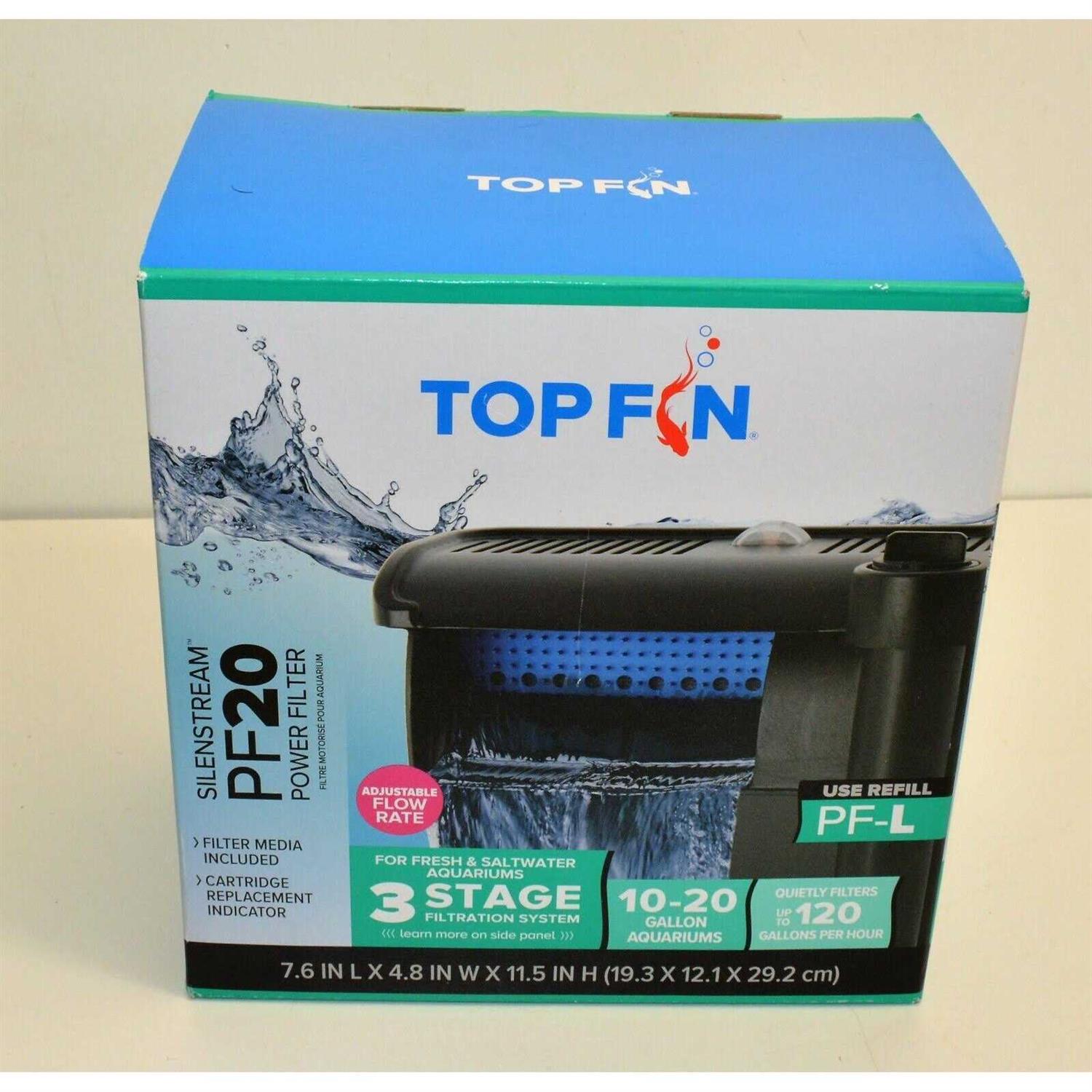 Top Fin Silenstream Power Filter - Healthber