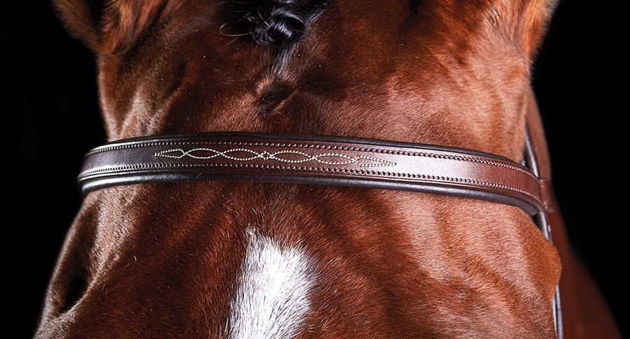 Collegiate ComFITec Fancy Stitch Bridle - Healthber