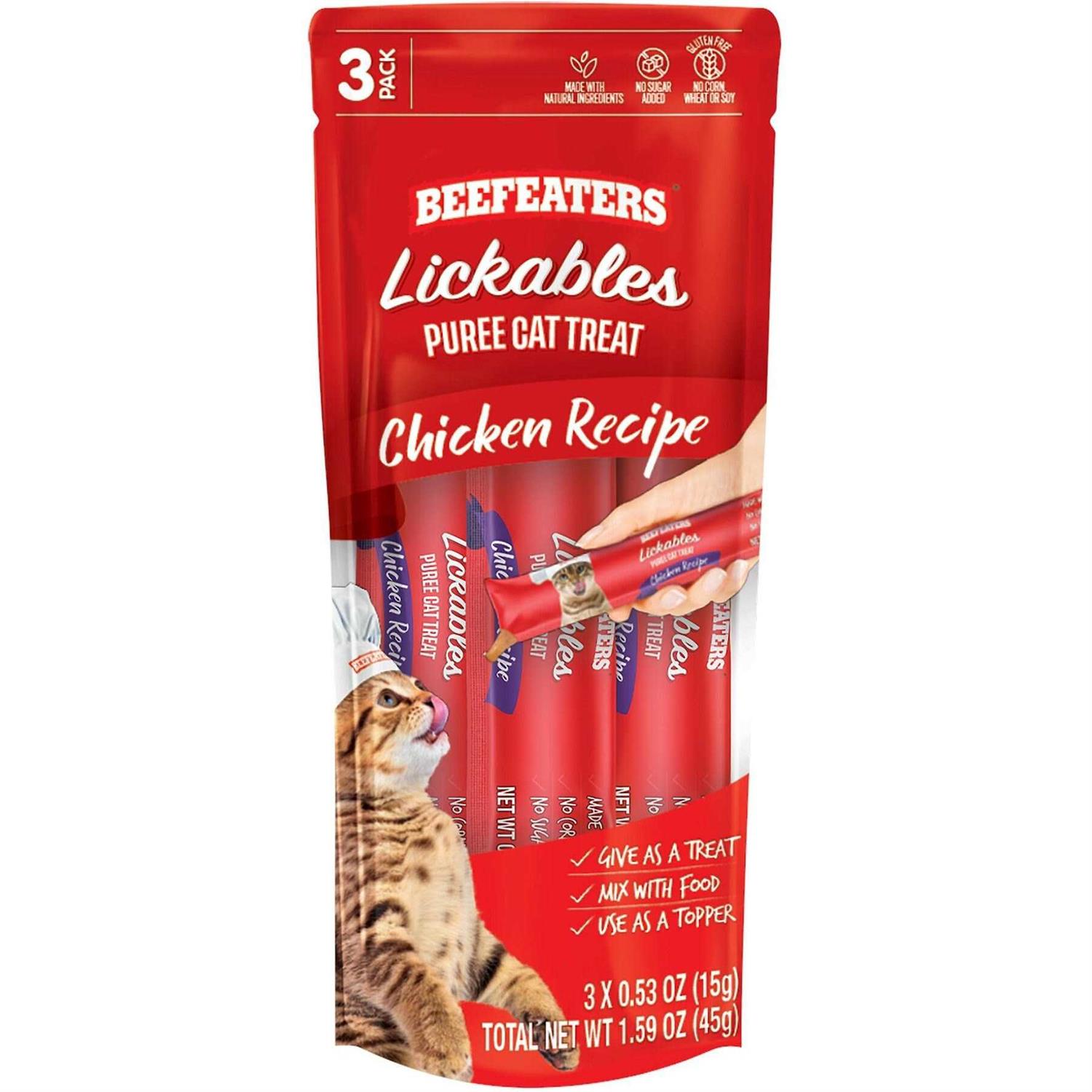 Beefeaters Lickables Puree Cat Treats - Healthber