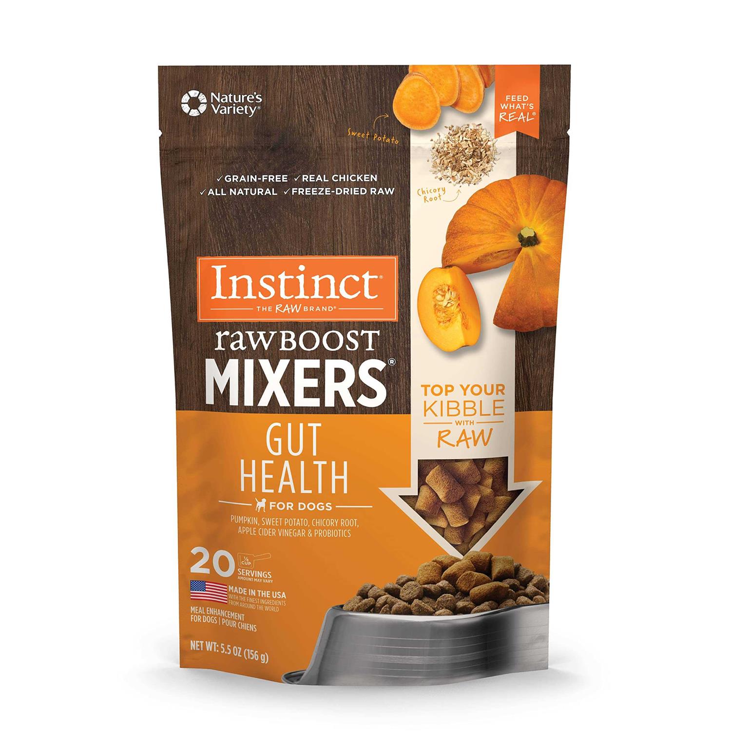 Instinct Freeze-Dried Raw Boost Mixers Grain-Free Dog Food Topper - Healthber