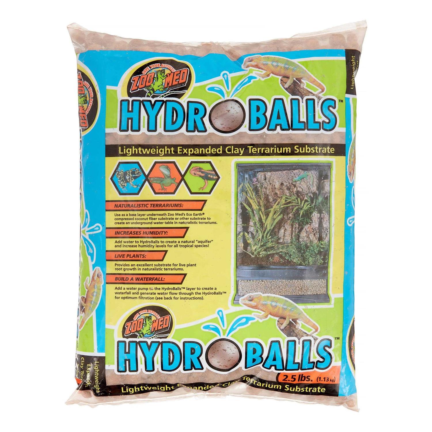 Zoo Med HydroBalls Clay Terrarium Substrate - Healthber