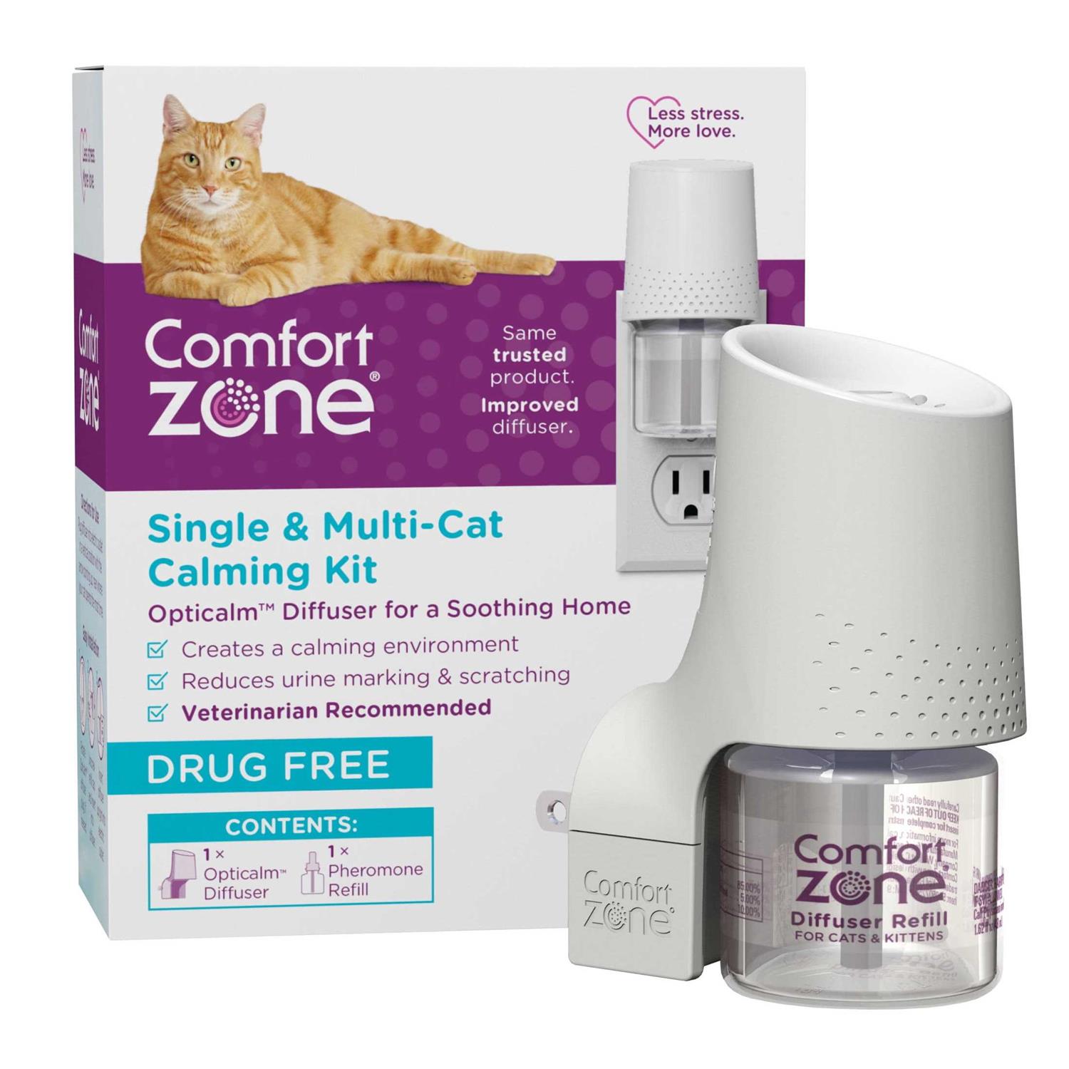 Comfort Zone Single & Multi-Cat Calming Kit - Healthber