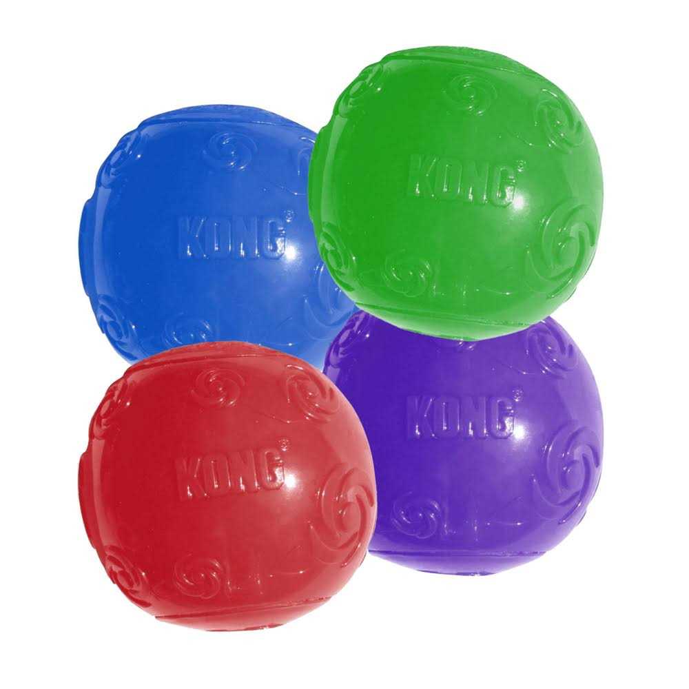 KONG Squeezz Ball Dog Toy - Healthber