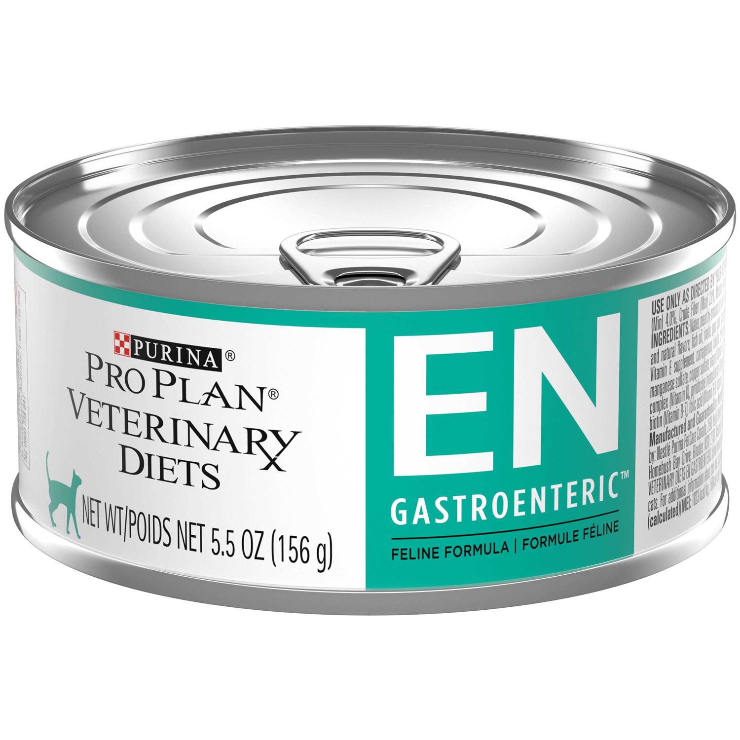 Purina Pro Plan Veterinary Diets Purina Veterinary Diets en Gastroenteric Feline Formula Canned Cat Food 24 5.5 oz - Healthber