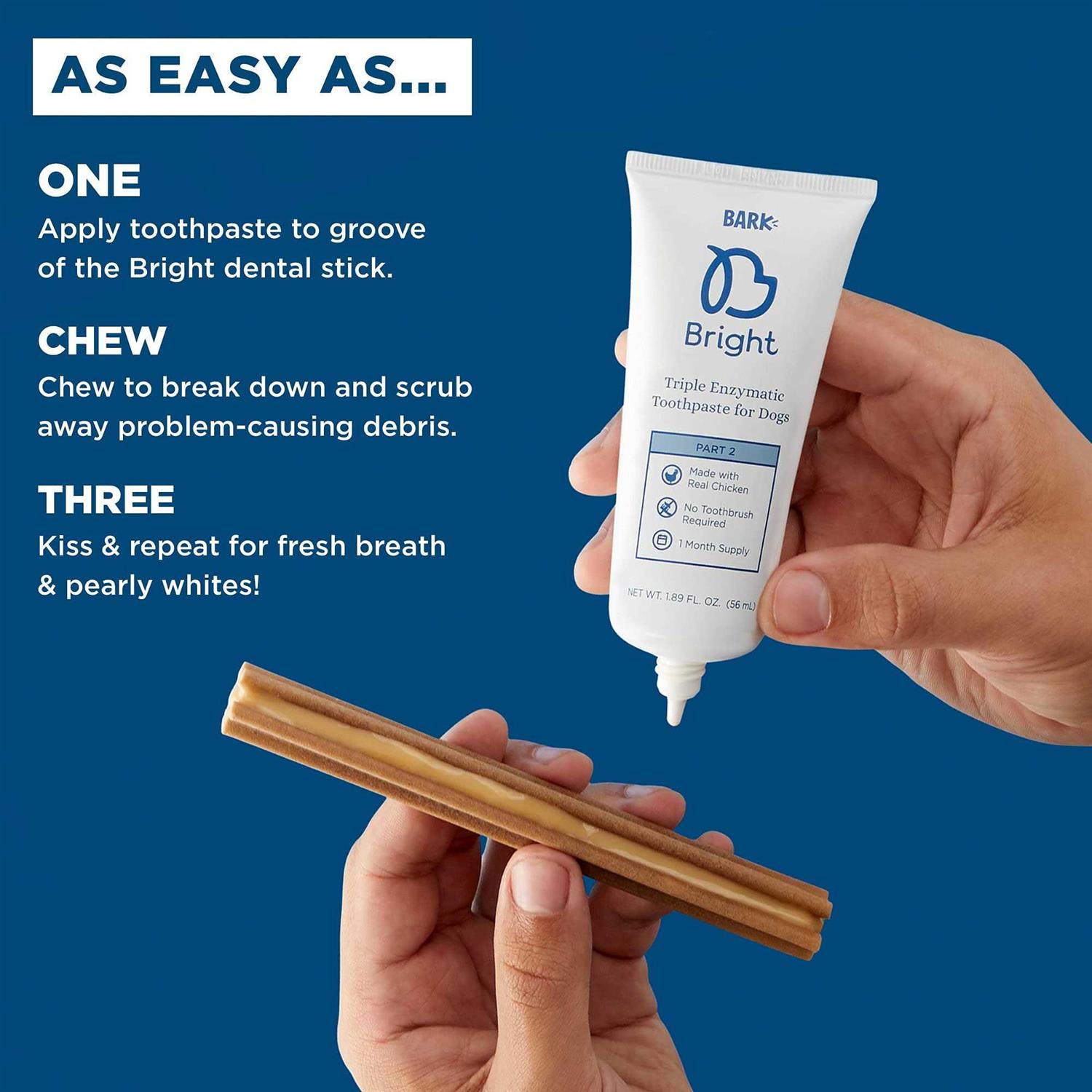 BARK Bright Dental Kit for Dogs - Healthber