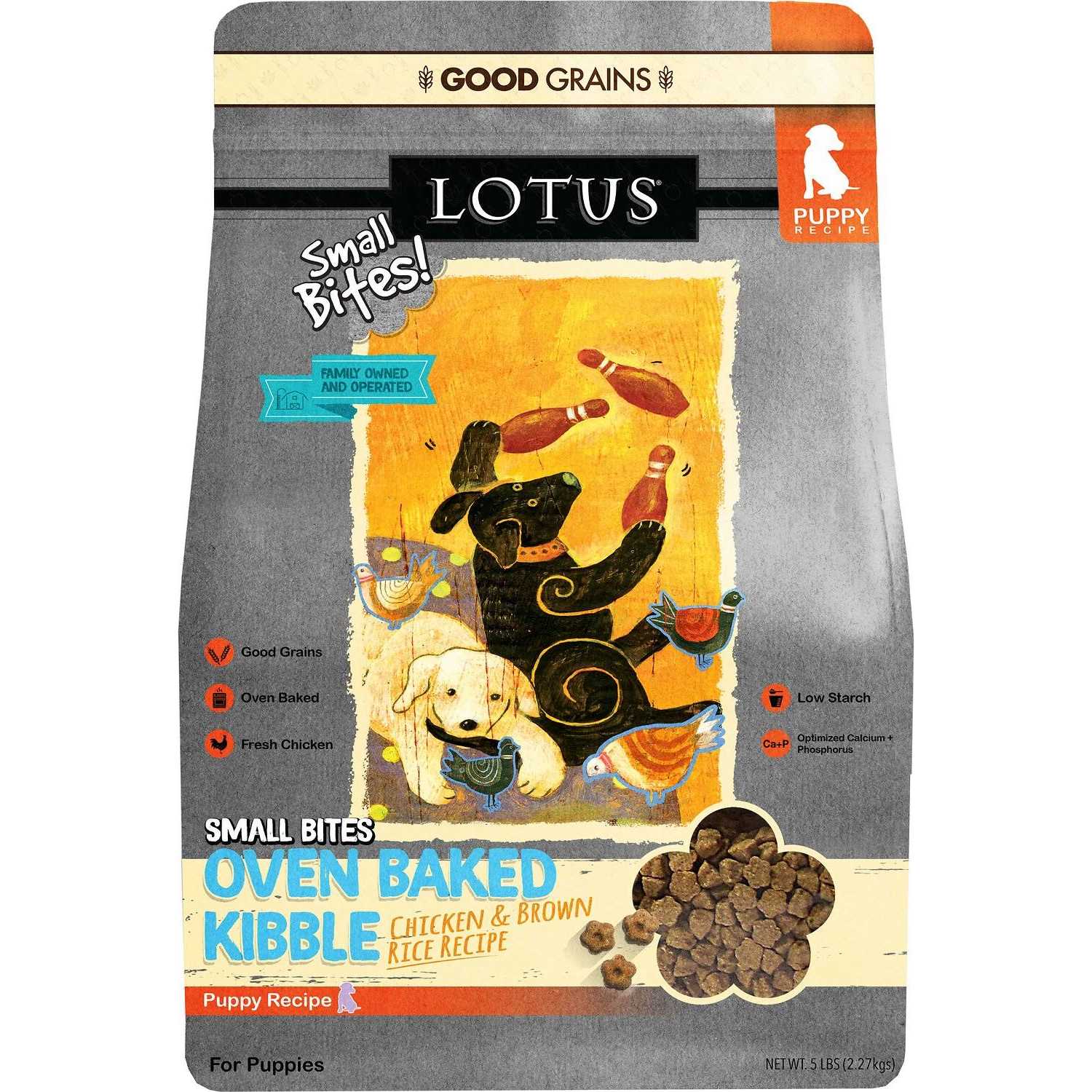 Lotus Chicken Small Bites Dry Dog Food - Healthber
