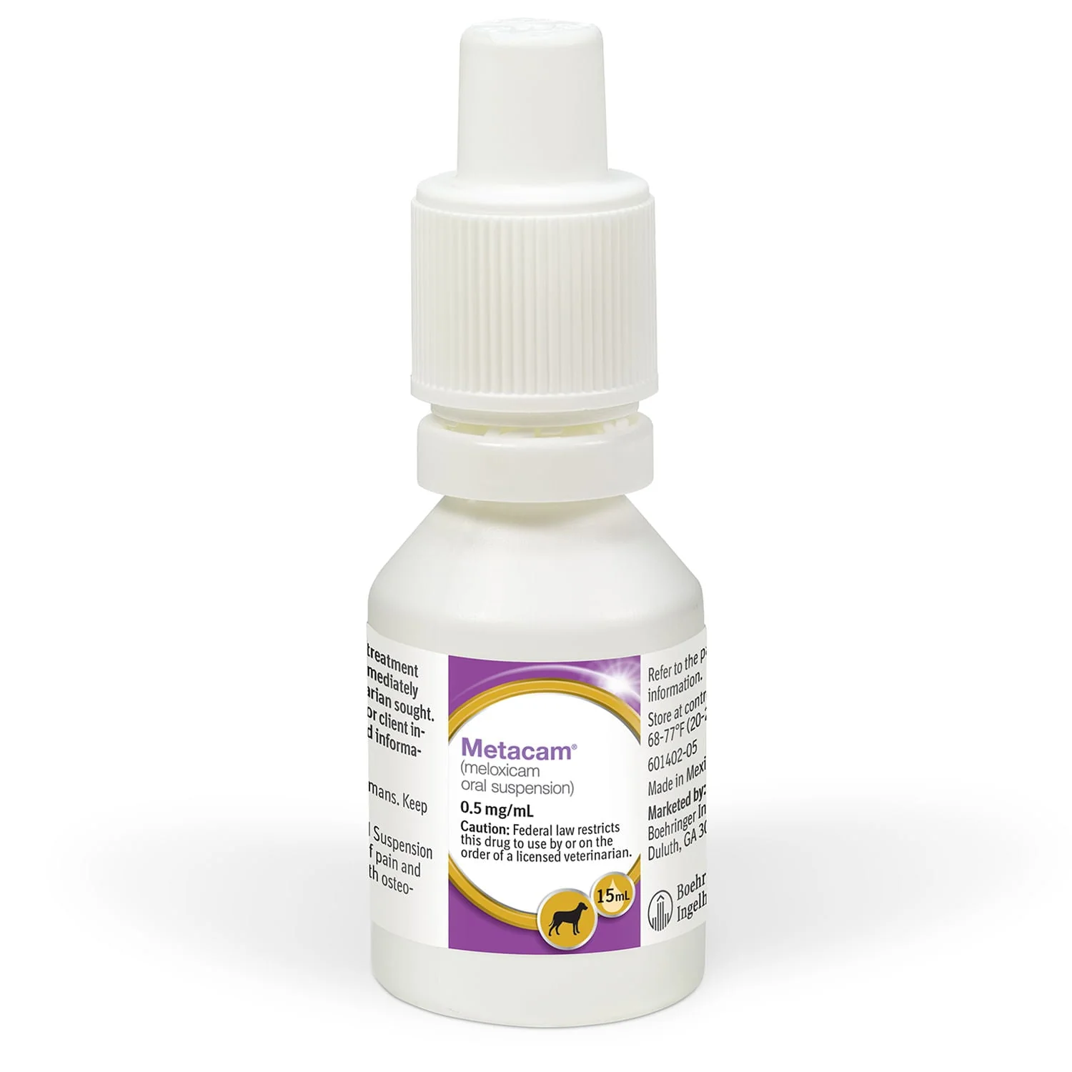 Rx Metacam (meloxicam) Oral Suspension for Dogs - Healthber