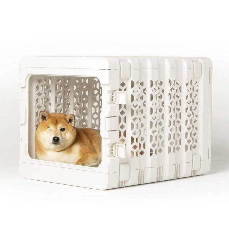 KindTail PAWD Collapsible Dog & Cat Crate - Healthber