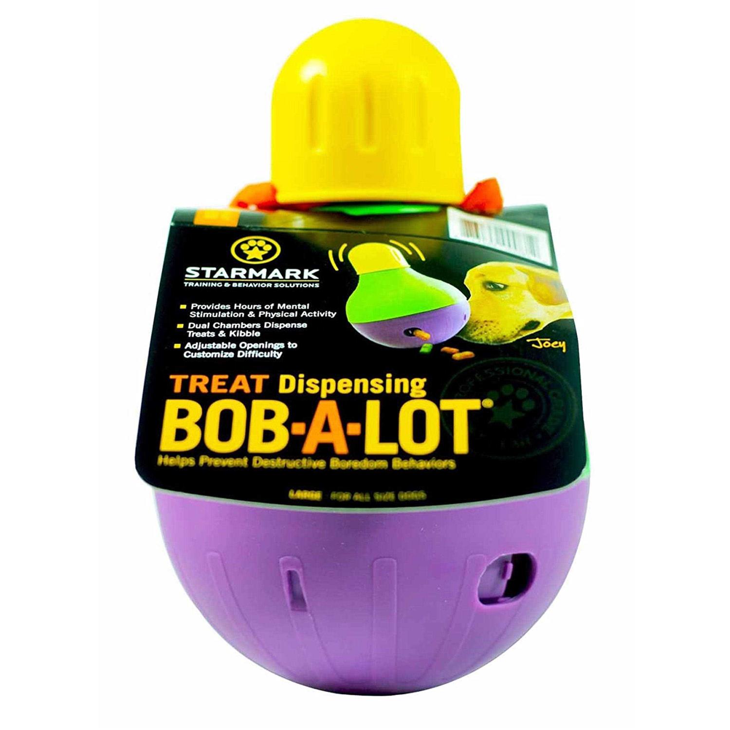Starmark Bob-A-Lot Treat Dispensing Toy - Healthber
