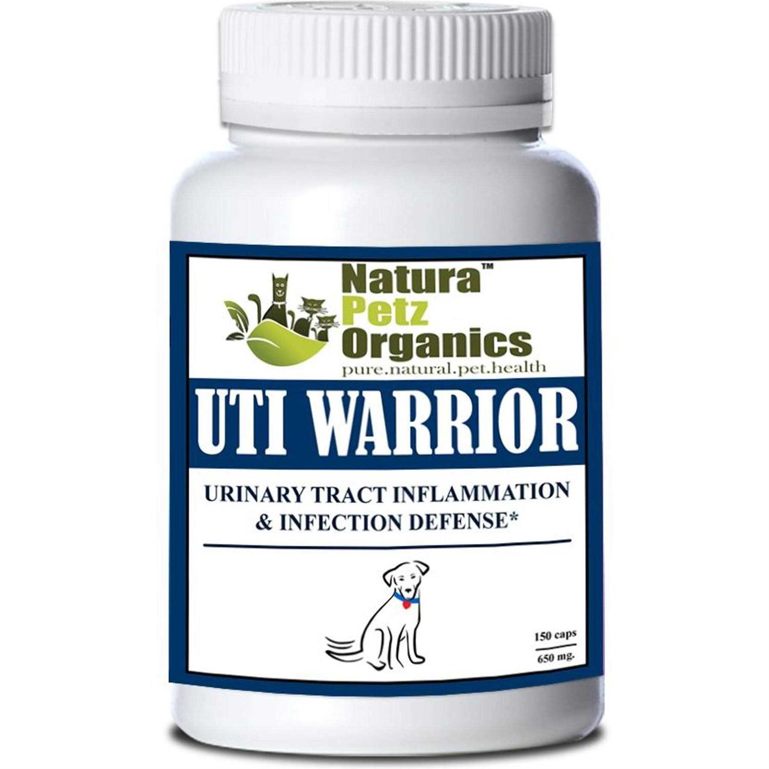 Natura Petz Organics UTI WARRIOR MAX* Urinary Tract Inflammation & Infection Support* Dogs Cats - Healthber