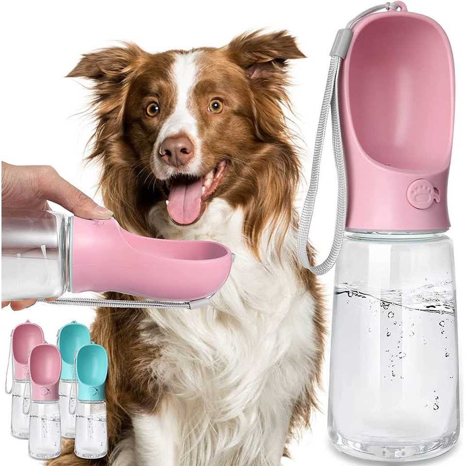 Kalimdor Dog Water Bottle Leak Proof Portable Puppy Water Dispenser with Drinking Feeder for Pets Outdoor Walking - Healthber