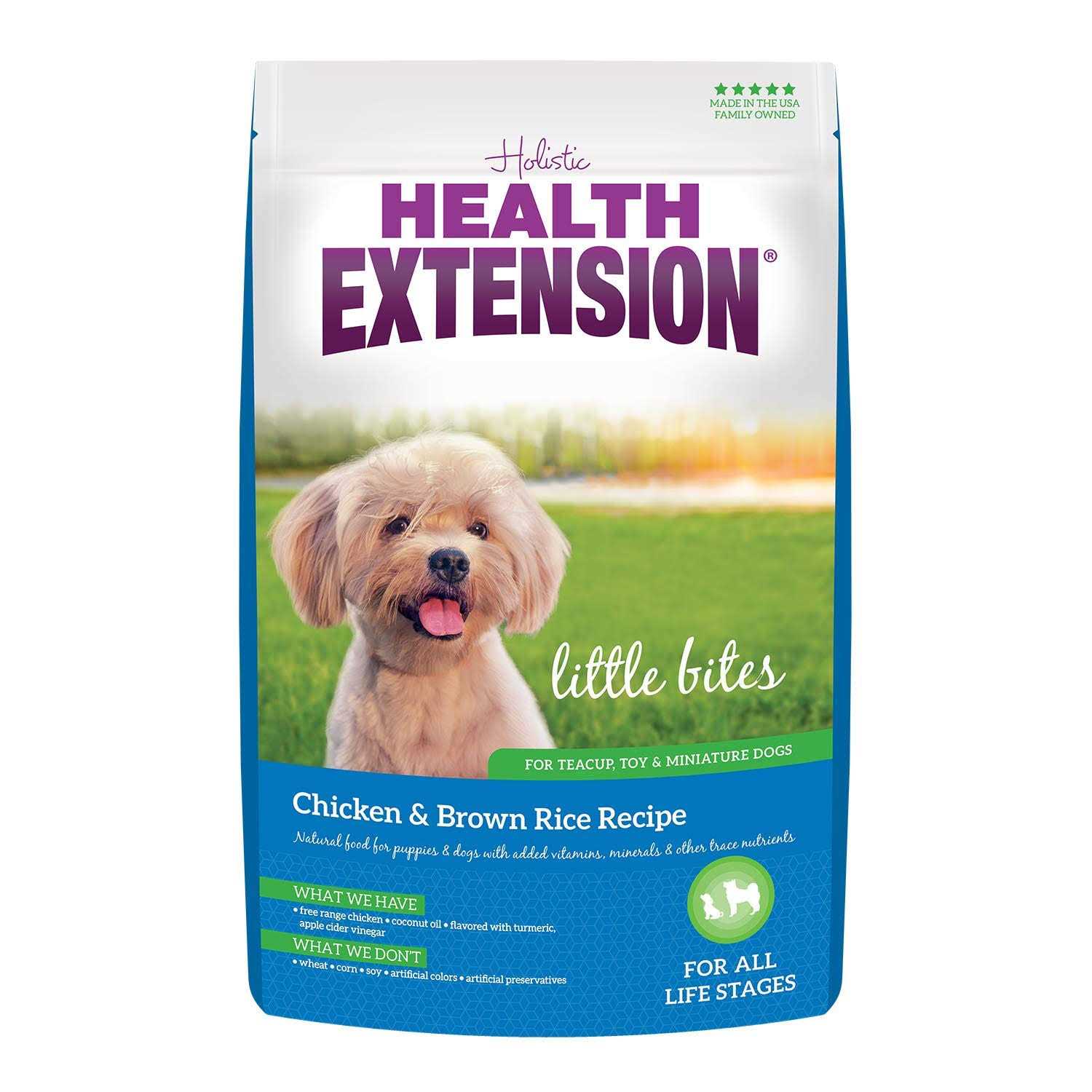 Health Extension Little Bites Chicken & Brown Rice Dry Dog Food - Healthber