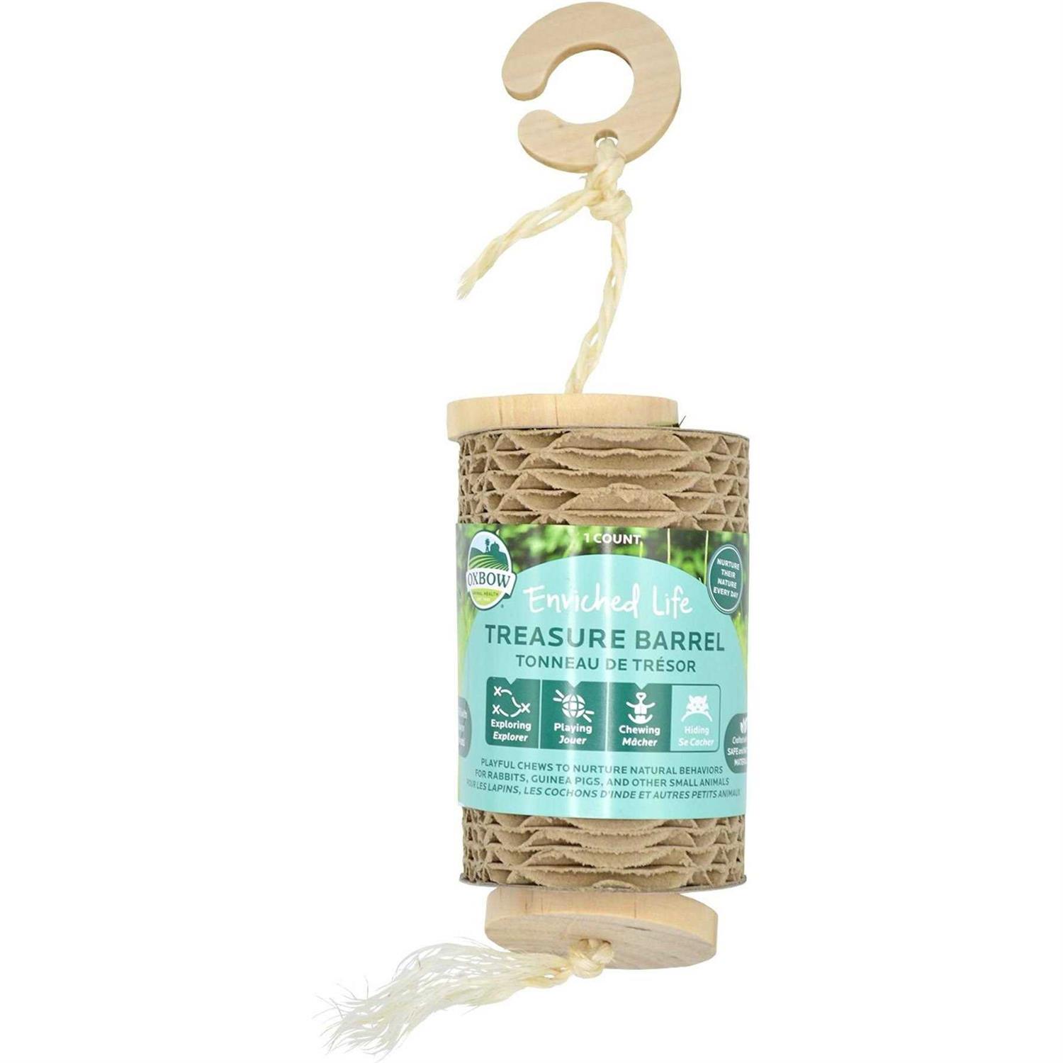 Oxbow Enriched Life Treasure Barrel - Healthber
